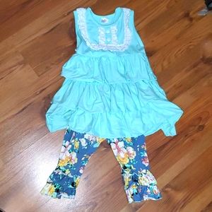 2 piece sleeveless pant set